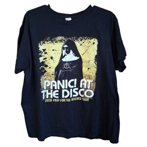 Panic At The Disco 2018 Pray For The Wicked Tour TShirt Black XL EUC